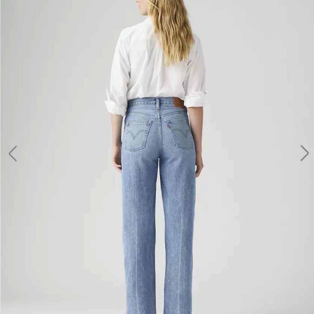 NWOT Levi RIBCAGE WIDE LEG High-Rise - Picture 2 of 4